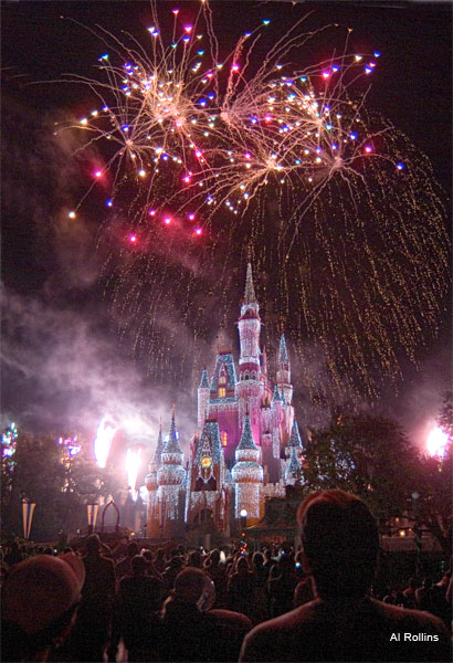 Castle Fireworks by Al Rollins